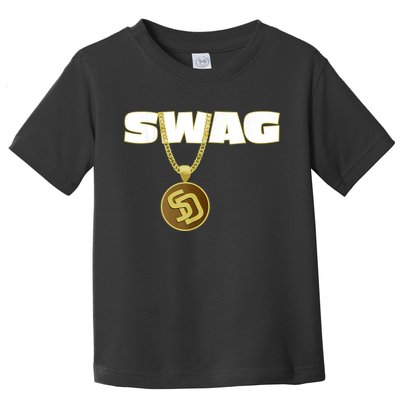 Mens Swags Chain San Diego SD Baseball Home Run Kids Boys Toddler T-Shirt