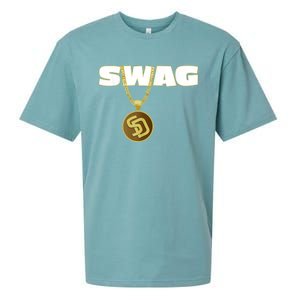 Mens Swags Chain San Diego SD Baseball Home Run Kids Boys Sueded Cloud Jersey T-Shirt