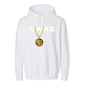 Mens Swags Chain San Diego SD Baseball Home Run Kids Boys Garment-Dyed Fleece Hoodie