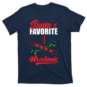 Mechanic Santa Christmas Engineer Fix Design T-Shirt