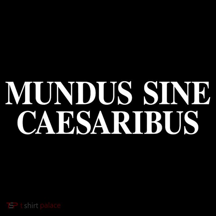 Mundus Sine Caesaribus Drawstring Bag