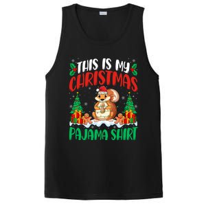 My Squirrel Christmas Pajama Gift Squirrel Lover Xmas Gift PosiCharge Competitor Tank