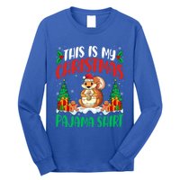 My Squirrel Christmas Pajama Gift Squirrel Lover Xmas Gift Long Sleeve Shirt