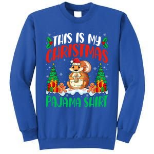 My Squirrel Christmas Pajama Gift Squirrel Lover Xmas Gift Sweatshirt