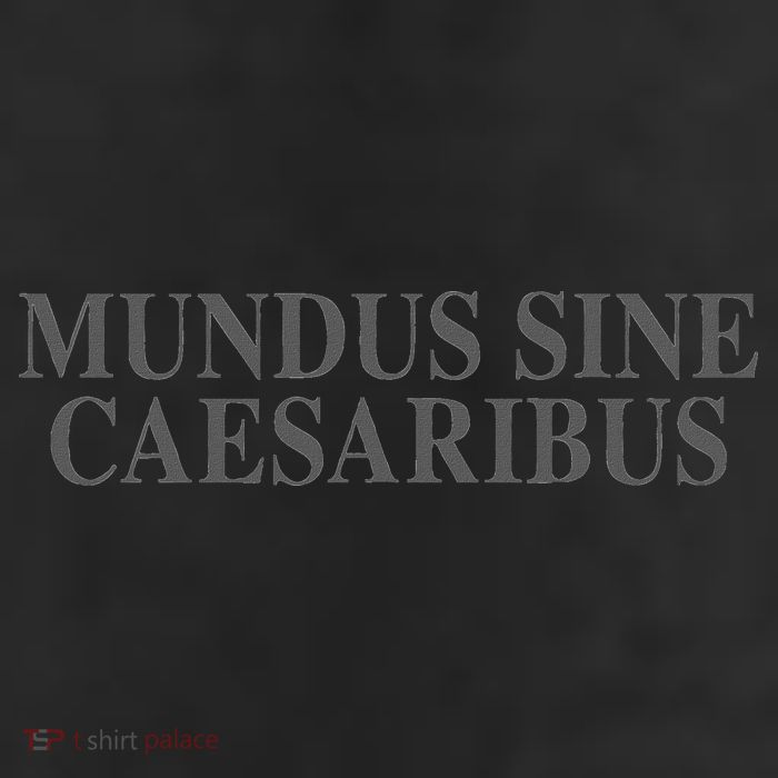 Mundus Sine Caesaribus 11oz C Handle Ceramic Mug