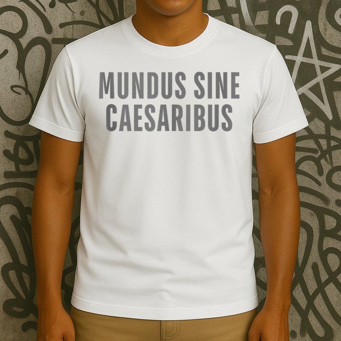 Mundus Sine Caesaribus Graber Message Open Network T-Shirt