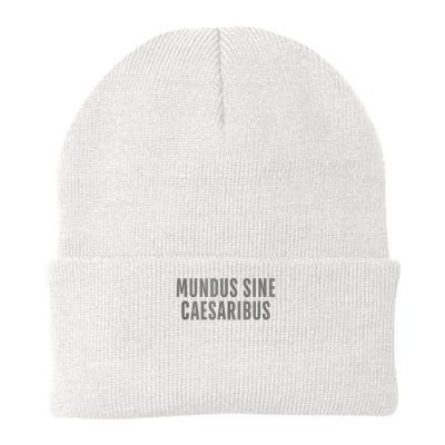 Mundus Sine Caesaribus Graber Message Open Network Knit Cap Winter Beanie