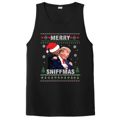 Merry Sniffmas Christmas Anti Biden Ugly Christmas Sweater PosiCharge Competitor Tank