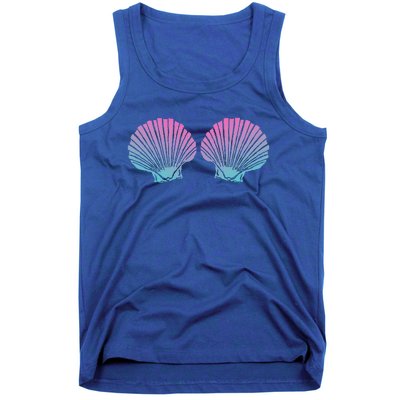 Mermaid Shell Costume Halloween Mermaid Seashell Party Tank Top