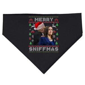 Merry Sniffmas Christmas Anti Biden Ugly Christmas USA-Made Doggie Bandana