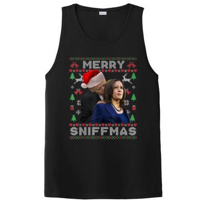 Merry Sniffmas Christmas Anti Biden Ugly Christmas PosiCharge Competitor Tank