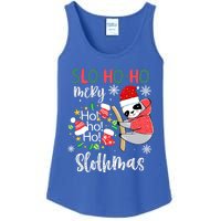 Merry Slothmas Cute Sloth Christmas Gift Ladies Essential Tank