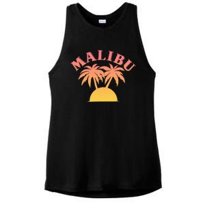 Malibu Sunset California Ladies PosiCharge Tri-Blend Wicking Tank