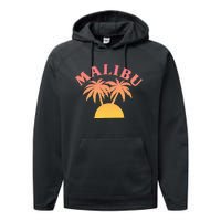 Malibu Sunset California Performance Fleece Hoodie