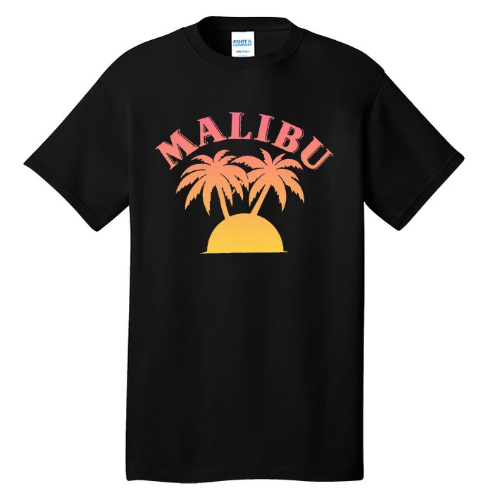 Malibu Sunset California Tall T-Shirt