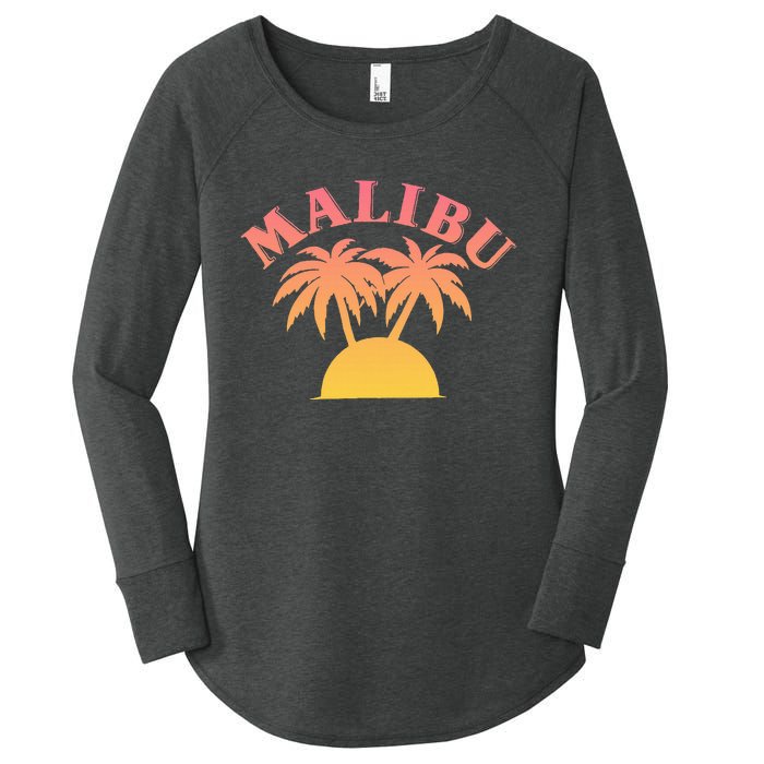 Malibu Sunset California Women's Perfect Tri Tunic Long Sleeve Shirt