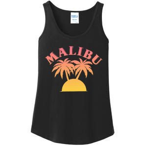 Malibu Sunset California Ladies Essential Tank