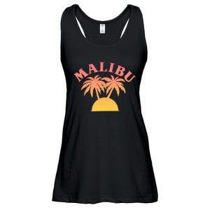 Malibu Sunset California Ladies Essential Flowy Tank