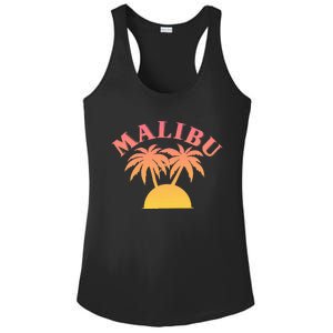 Malibu Sunset California Ladies PosiCharge Competitor Racerback Tank