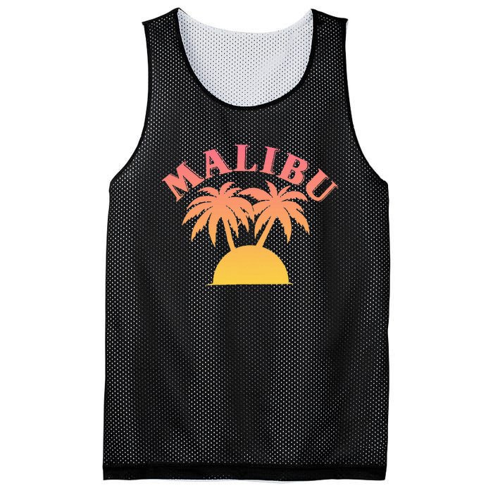 Malibu Sunset California Mesh Reversible Basketball Jersey Tank