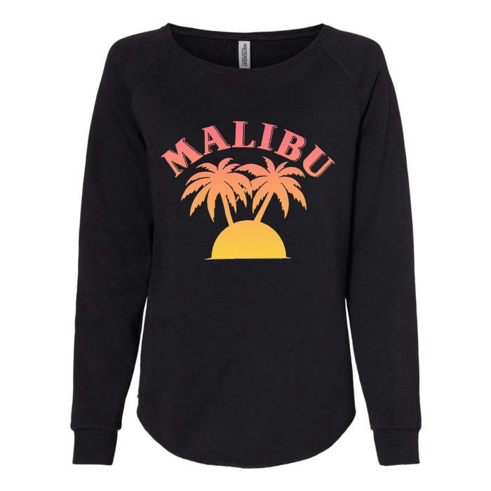 Malibu Sunset California Womens California Wash Sweatshirt