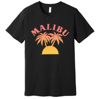 Malibu Sunset California Premium T-Shirt