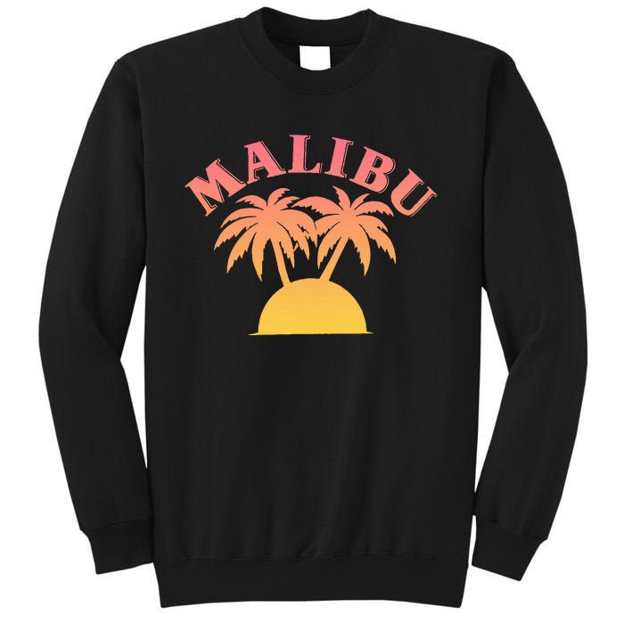 Malibu Sunset California Tall Sweatshirt