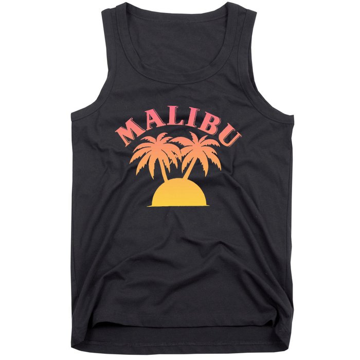 Malibu Sunset California Tank Top