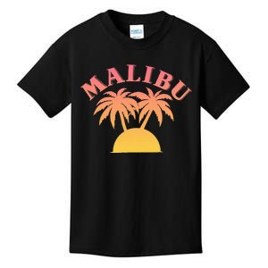 Malibu Sunset California Kids T-Shirt