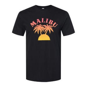 Malibu Sunset California Softstyle CVC T-Shirt