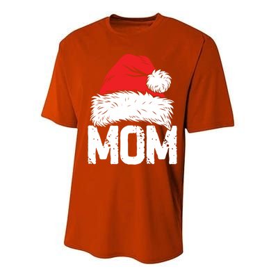 Mom Santa Christmas Family Matching Pajamas Mama Xmas Funny Gift Meaningful Gift Performance Sprint T-Shirt