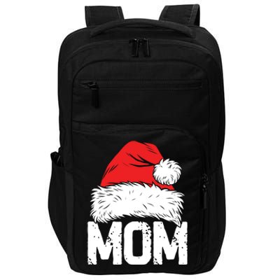 Mom Santa Christmas Family Matching Pajamas Mama Xmas Funny Gift Meaningful Gift Impact Tech Backpack