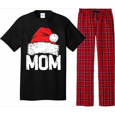 Mom Santa Christmas Family Matching Pajamas Mama Xmas Funny Gift Meaningful Gift Pajama Set