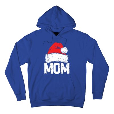 Mom Santa Christmas Family Matching Pajamas Mama Xmas Funny Gift Meaningful Gift Hoodie