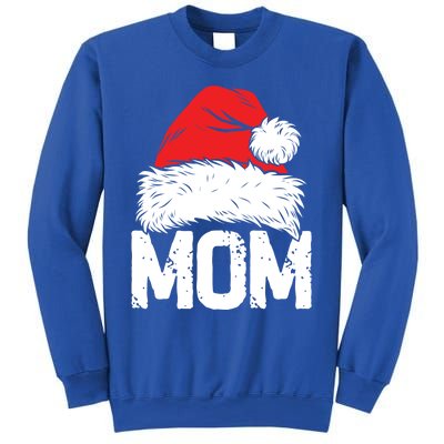 Mom Santa Christmas Family Matching Pajamas Mama Xmas Funny Gift Meaningful Gift Sweatshirt