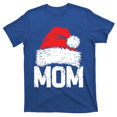 Mom Santa Christmas Family Matching Pajamas Mama Xmas Funny Gift Meaningful Gift T-Shirt