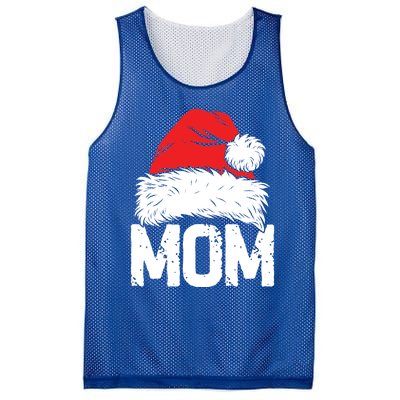 Mom Santa Christmas Family Matching Pajamas Mama Xmas Funny Gift Meaningful Gift Mesh Reversible Basketball Jersey Tank