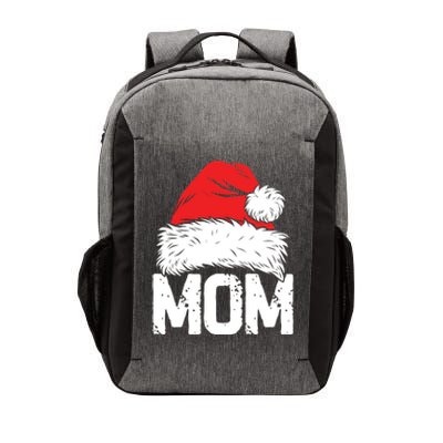 Mom Santa Christmas Family Matching Pajamas Mama Xmas Funny Gift Meaningful Gift Vector Backpack