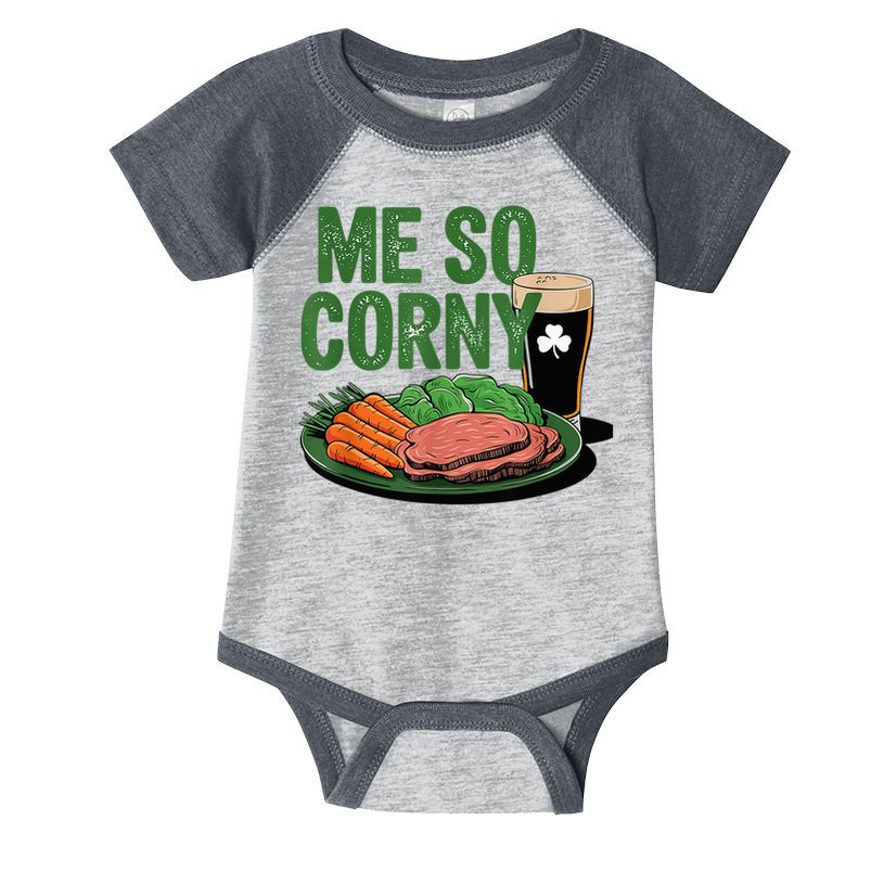 Me So Corny Happy Patricks Day Irish Beer Infant Baby Jersey Bodysuit