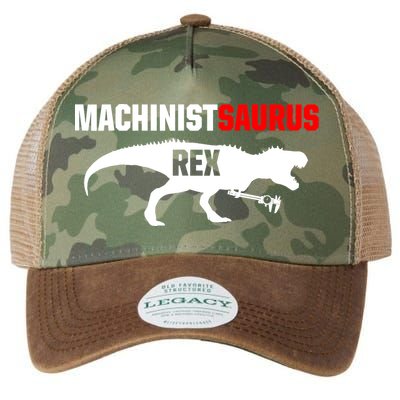 Machinist SaurusRex CNC Machine Operator Machining Legacy Tie Dye Trucker Hat