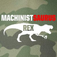 Machinist SaurusRex CNC Machine Operator Machining Legacy Tie Dye Trucker Hat
