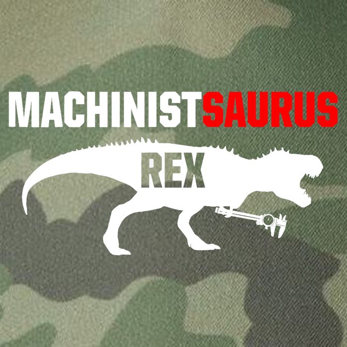 Machinist SaurusRex CNC Machine Operator Machining Legacy Tie Dye Trucker Hat