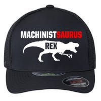 Machinist SaurusRex CNC Machine Operator Machining Flexfit Unipanel Trucker Cap