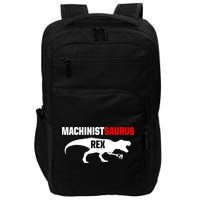Machinist SaurusRex CNC Machine Operator Machining Impact Tech Backpack