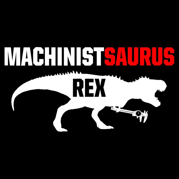 Machinist SaurusRex CNC Machine Operator Machining Backpack