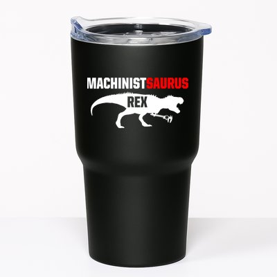 Machinist SaurusRex CNC Machine Operator Machining Tumbler