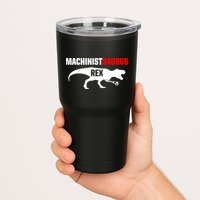 Machinist SaurusRex CNC Machine Operator Machining Tumbler