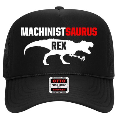 Machinist SaurusRex CNC Machine Operator Machining Trucker Hat