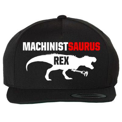 Machinist SaurusRex CNC Machine Operator Machining Wool Snapback Cap