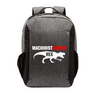 Machinist SaurusRex CNC Machine Operator Machining Vector Backpack